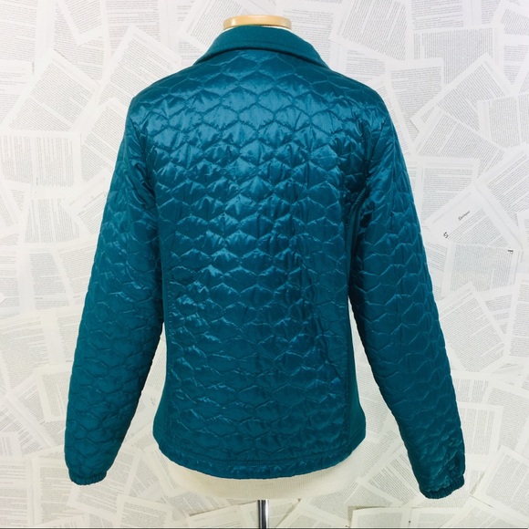 L.L. Bean Quilted Thinsulate Zip Up Puffer Medium - Picture 6 of 8